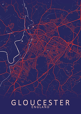 Gloucester England Map