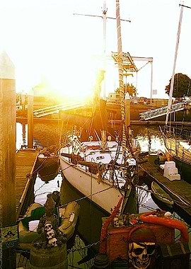 Docked at Redondo Pier
