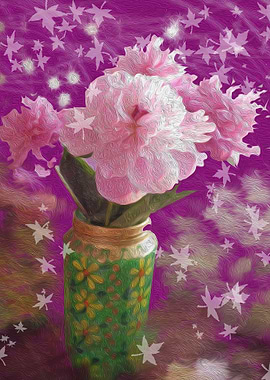 Dream land peony vase