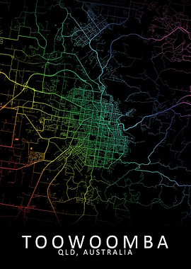 Toowoomba Australia Map