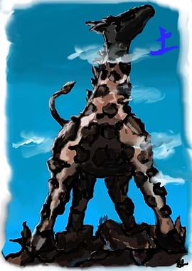 Eath Giraffe For Luck