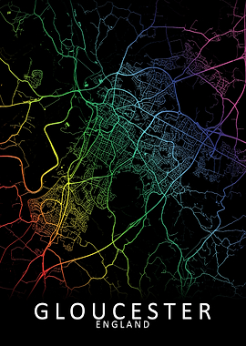 Gloucester England Map