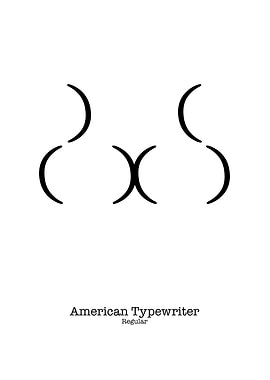 American Typewriter