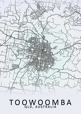 Toowoomba Australia Map
