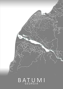 Batumi Georgia City Map
