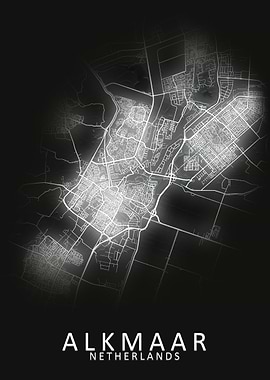 Alkmaar Netherlands Map