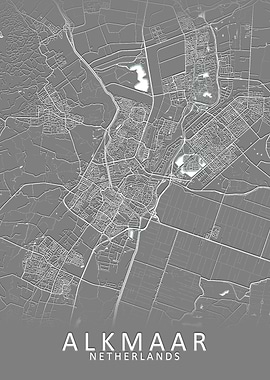 Alkmaar Netherlands Map