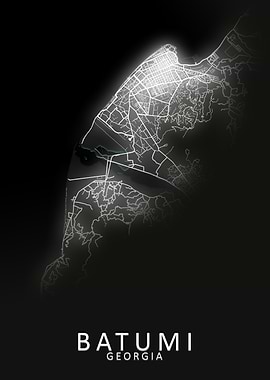 Batumi Georgia City Map