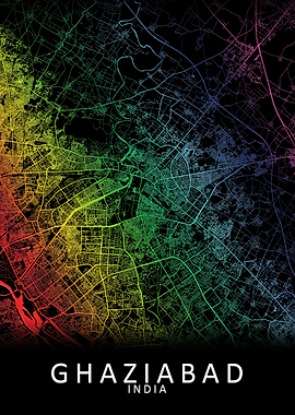 Ghaziabad India City Map