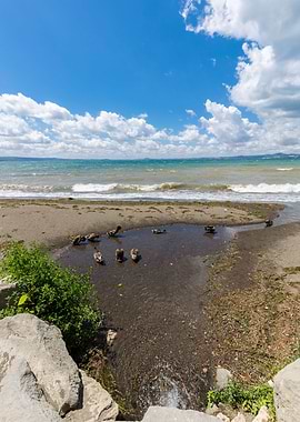 Bolsena lake Italy