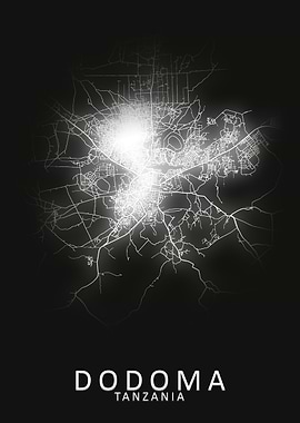 Dodoma Tanzania City Map