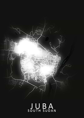 Juba South Sudan City Map