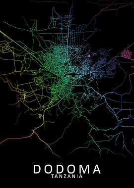 Dodoma Tanzania City Map