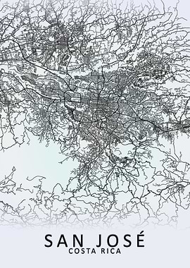 San Jose Costa Rica Map
