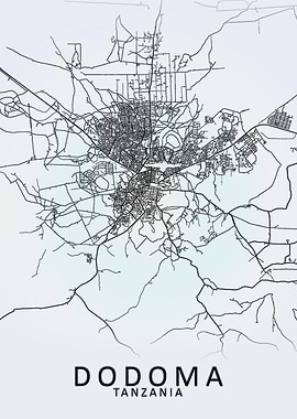 Dodoma Tanzania City Map