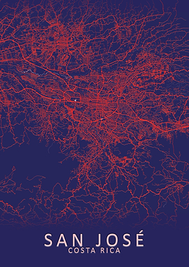 San Jose Costa Rica Map
