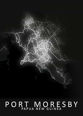 Port Moresby City Map