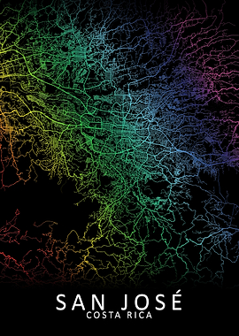 San Jose Costa Rica Map