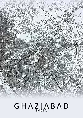 Ghaziabad India City Map