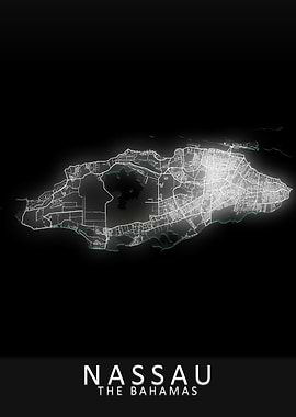 Nassau Bahamas City Map