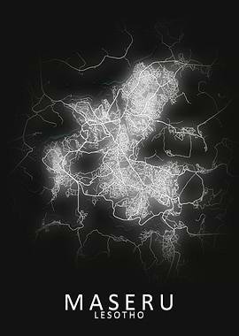 Maseru Lesotho City Map