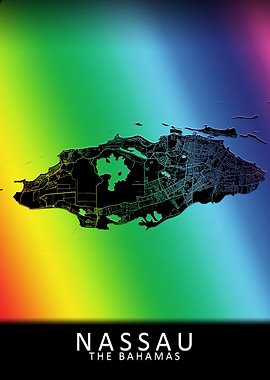 Nassau Bahamas City Map
