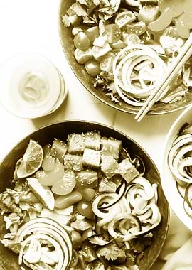 Citrus Tuna Ceviche Bowls