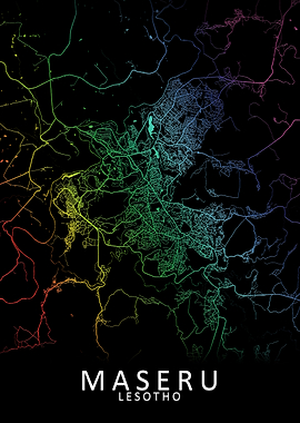 Maseru Lesotho City Map