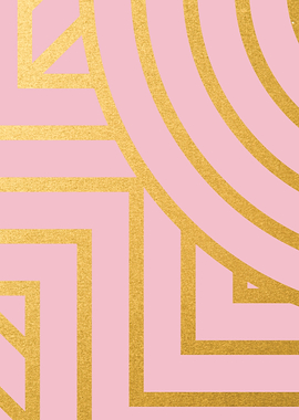 Geometric Pink Pattern