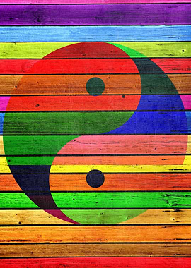 Yin Yang Colorful