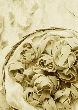 Uncooked Pappardelle Pasta