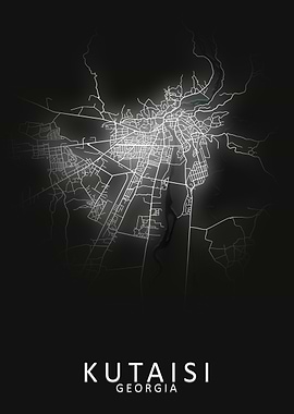 Kutaisi Georgia City Map