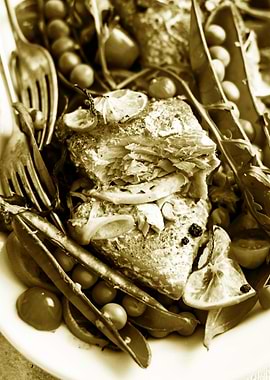 Roasted Wild Salmon Lemon