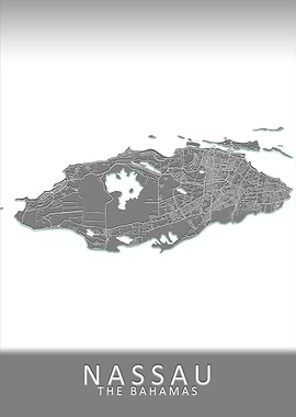 Nassau Bahamas City Map