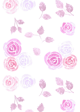 watercolor roses floral