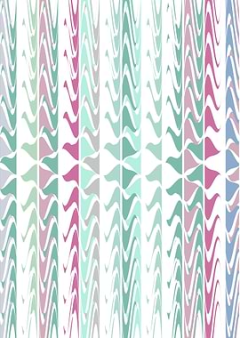chalky pastel triangles