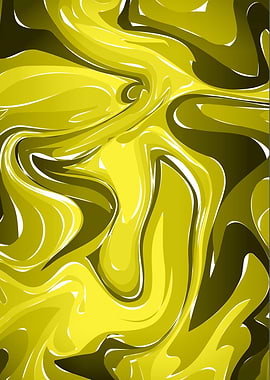 Liquid Marble Yellow
