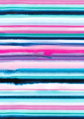 Ombre Stripes Watercolor