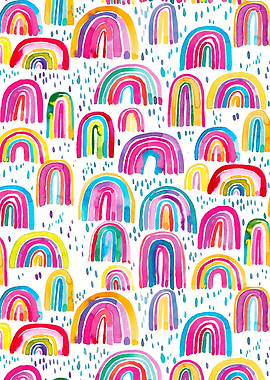 Cute Colorful Rainbows