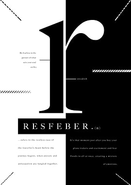 Travel Word Resfeber