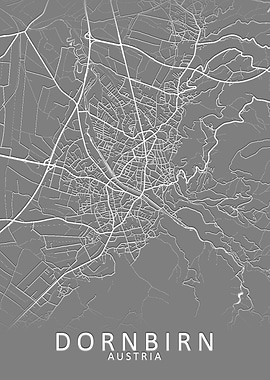 Dornbirn Austria City Map