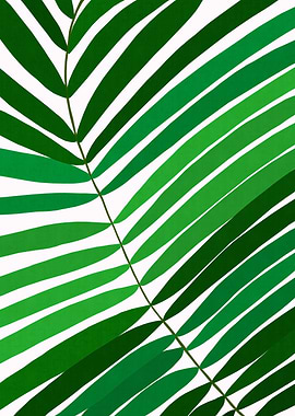 Colorful tropical leaf IX
