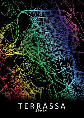 Terrassa Spain City Map