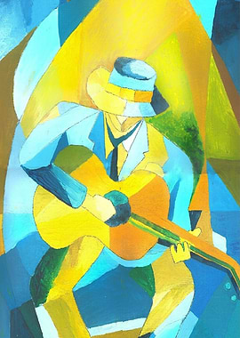 The guitar player