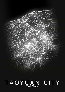Taoyuan City Taiwan Map