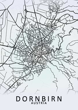 Dornbirn Austria City Map