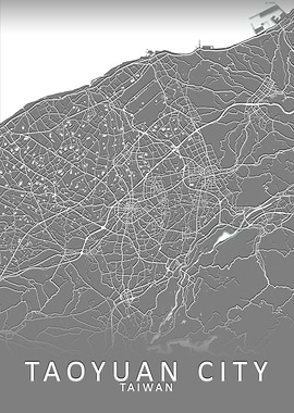 Taoyuan City Taiwan Map