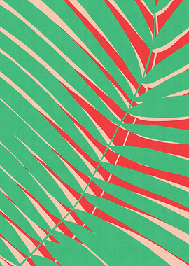 Colorful tropical leaf XI