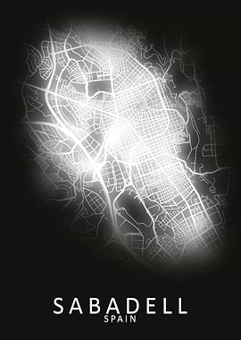 Sabadell Spain City Map