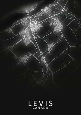 Levis Canada City Map
